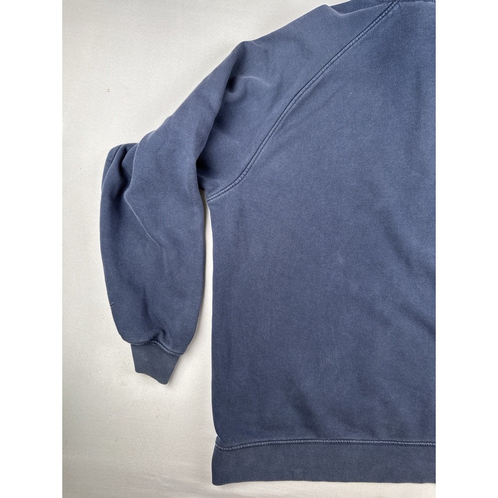 Vintage Y2K Nike Hoodie Center Spell Out Navy Pullover Silver Tag XL - Picture 11 of 15